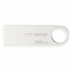 金士顿(Kingston)DTSE9 32GB 金属U盘 银色亮薄