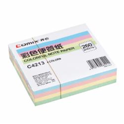 齐心 C4213 彩色便签纸107*96mm 配