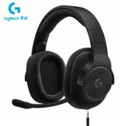 罗技 G433 DTS7.1 有线环绕声游戏耳机麦克风 黑色