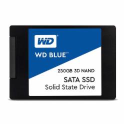 西部数据 WDS250G2B0A 250GB固态硬盘 SATA3.0接口 Blue系列-3D 蓝色