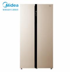 美的 BCD-528WKPZM(E)双开门冰箱对开门 无霜冰箱家用智能变频电冰箱 