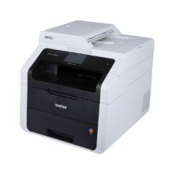 兄弟MFC-9340CDW彩色激光多功能打印机一体机 彩色打印/复印/传真/扫描、双面、网络、无线打印、送稿器 