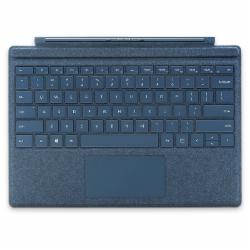 微软 Surface Pro 特制版专业键盘盖 全尺寸按键及触控板 Surface Pro 7及6/5/4/3代 Surface Pro 通用 灰钴蓝