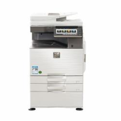 夏普 MX-C3082R 彩色数码复印机 (主机/双面送稿器+双纸盒带落地原装工作台DE25N）灰色 单位:台