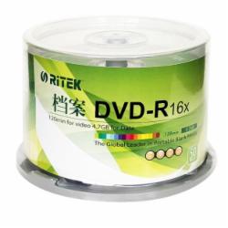 铼德DVD-R 空白光盘50片桶装 4.7G 16速