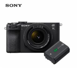 索尼（SONY） Alpha 7C II 新一代全画幅微单相机 黑色 标准镜头套装+NP-FZ100充电电池