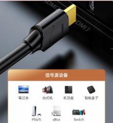 山泽HDMI线
